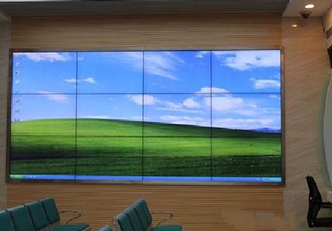 萧县液晶拼接屏的另类用法。